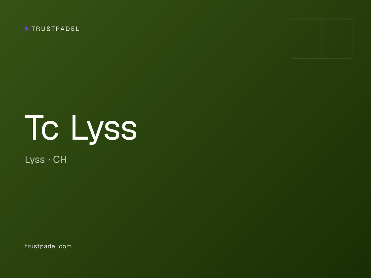 Tc Lyss padel club