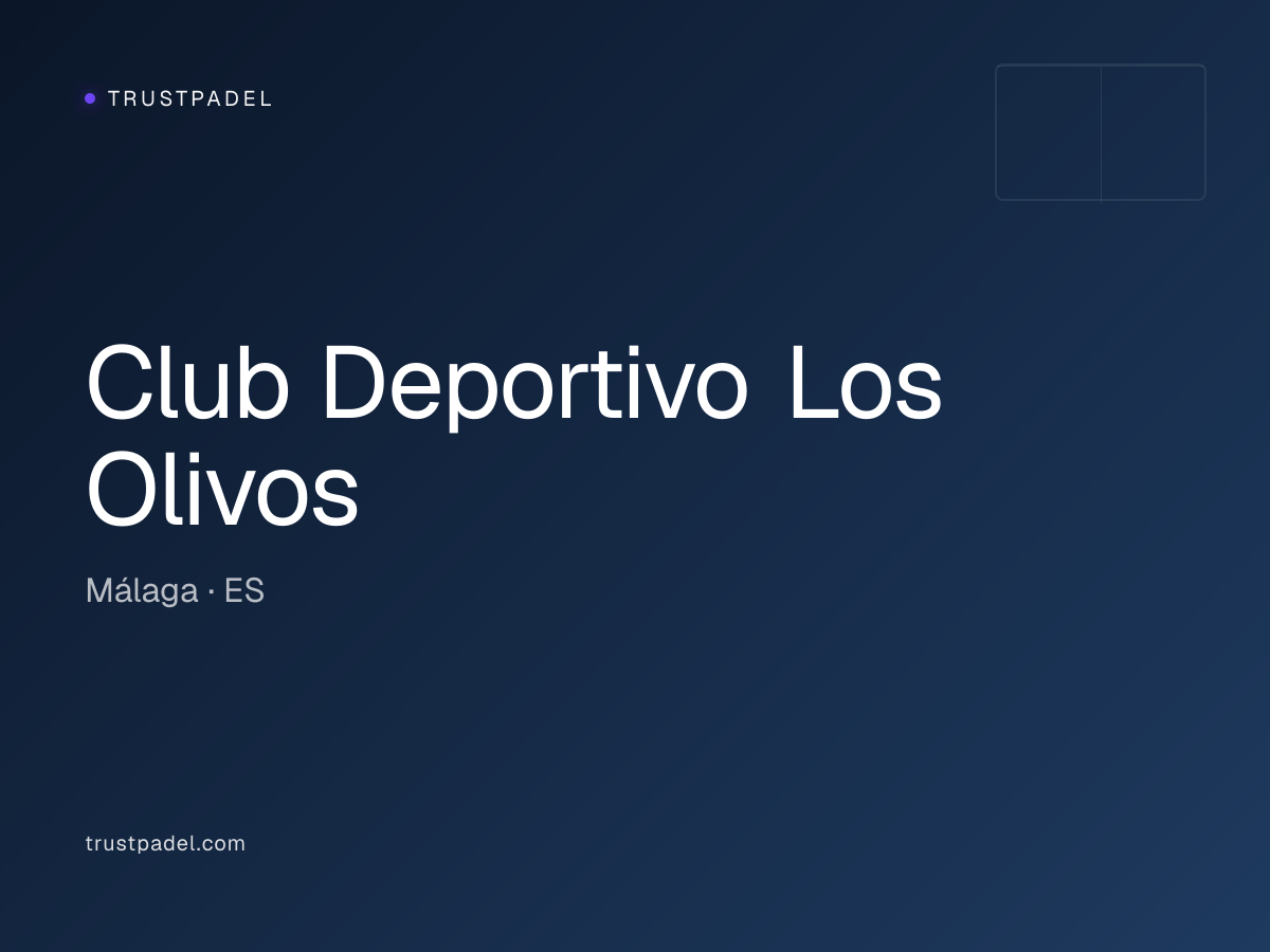 Club Deportivo Los Olivos padel club