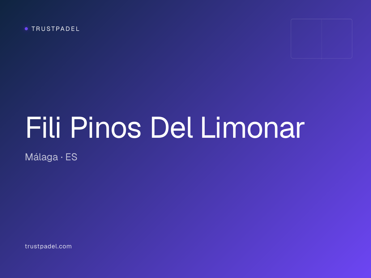 Fili Pinos Del Limonar padel club