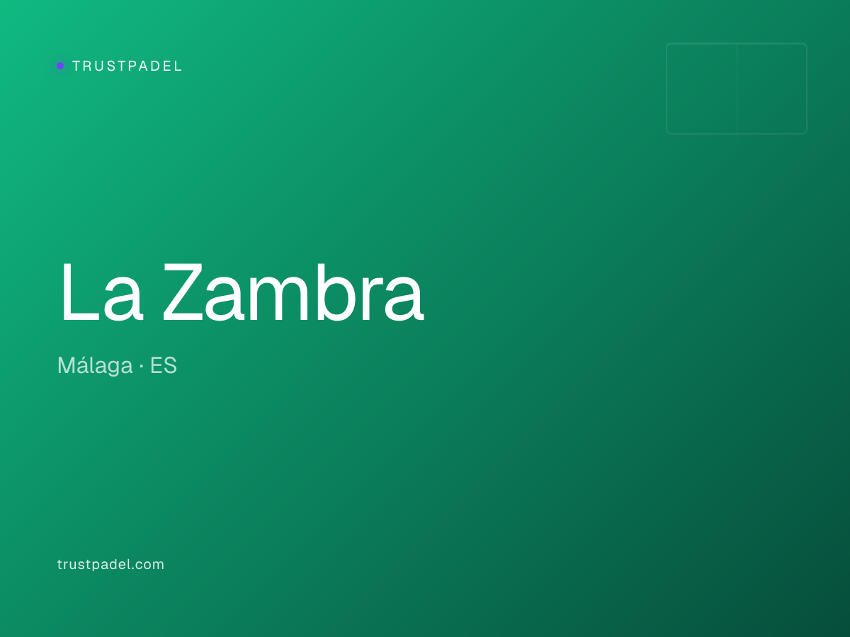 La Zambra padel club