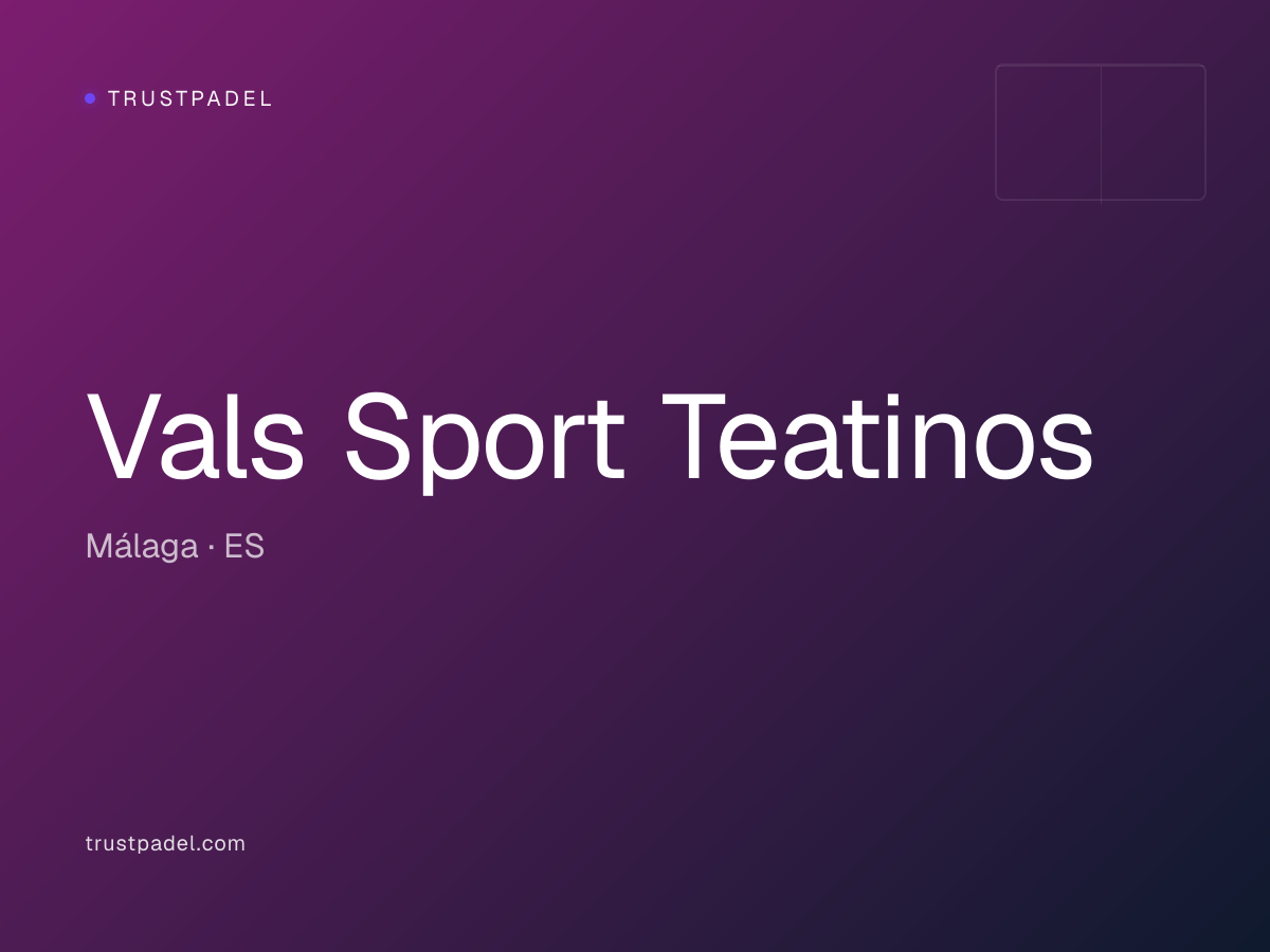 Vals Sport Teatinos padel club