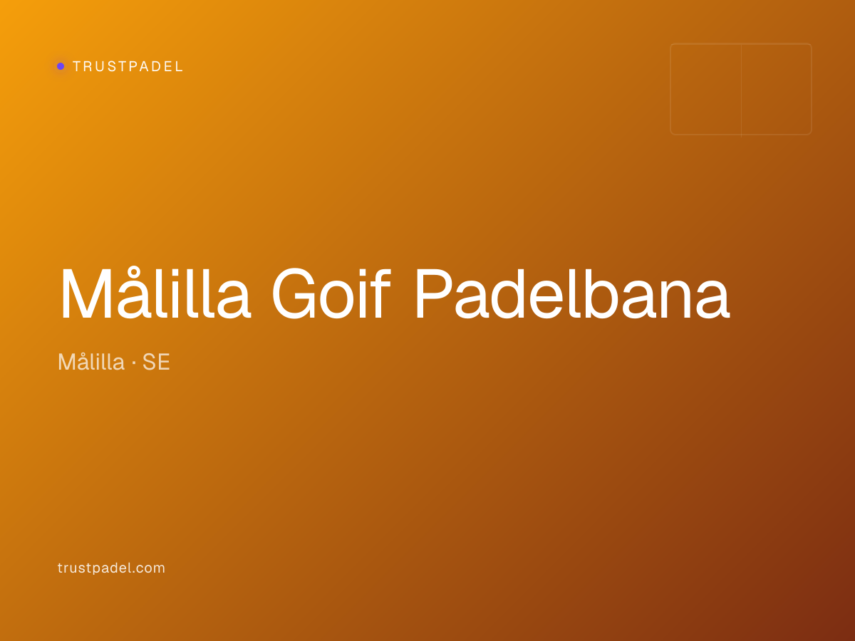 Målilla Goif Padelbana padel club