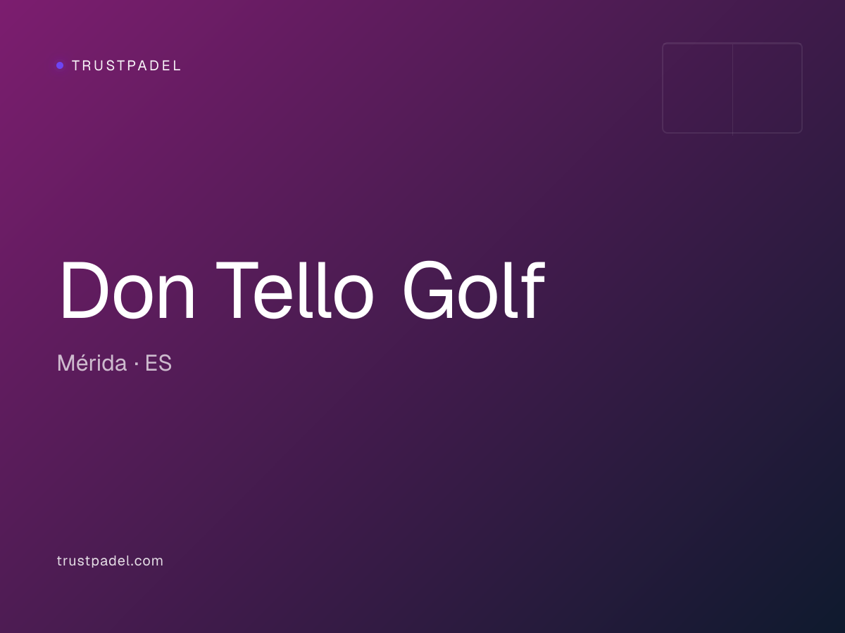 Don Tello Golf padel club