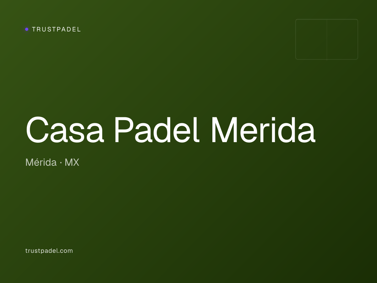 Casa Padel Merida padel club