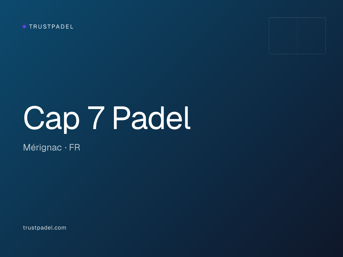 Cap 7 Padel padel club