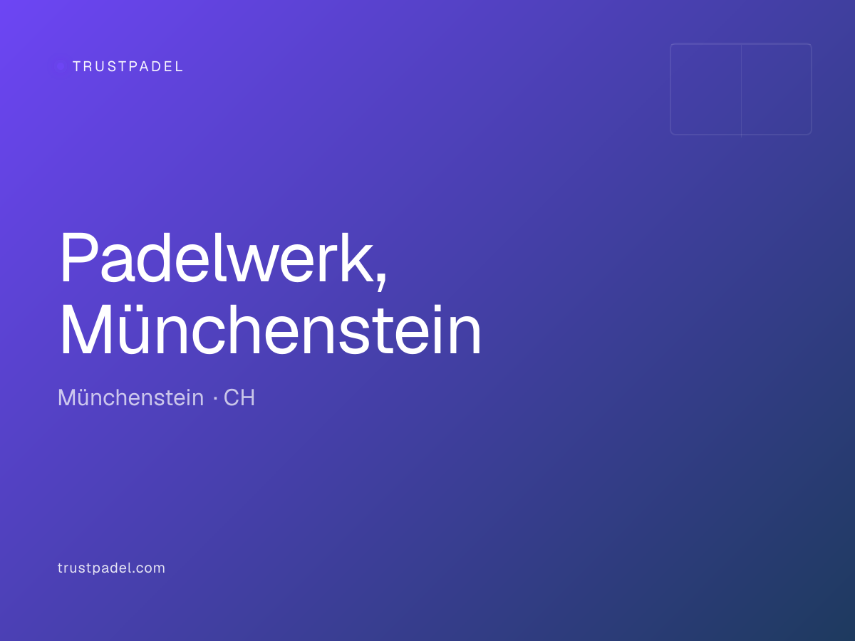 Padelwerk, Münchenstein padel club