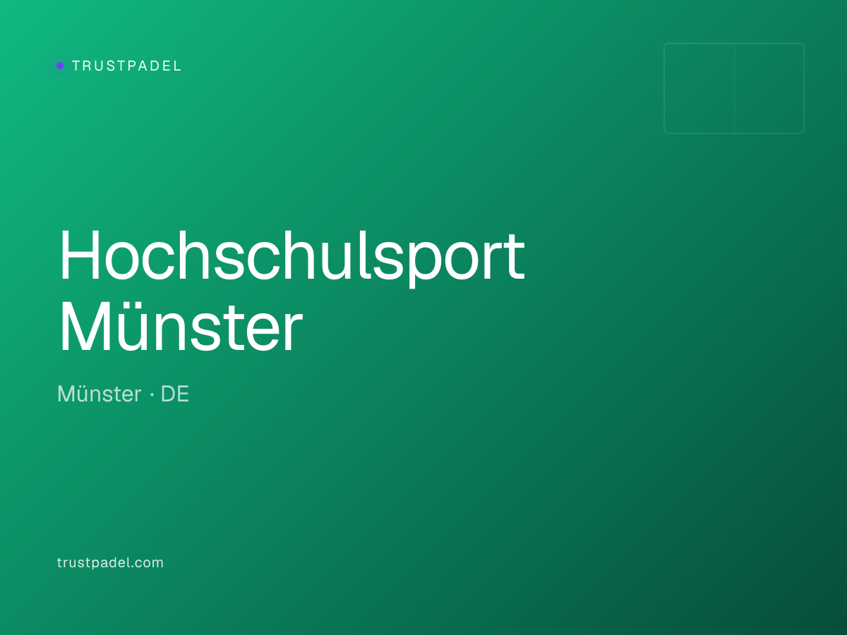 Hochschulsport Münster padel club