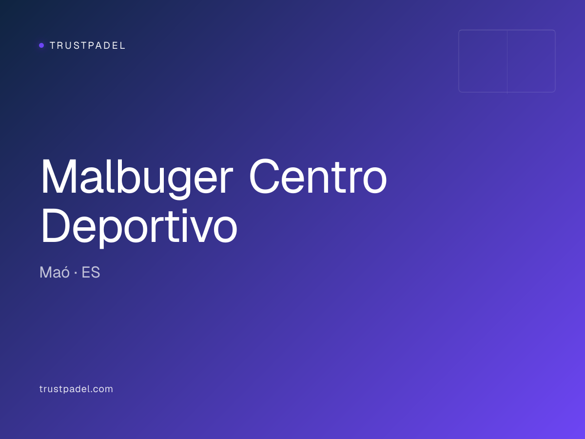 Malbuger Centro Deportivo padel club