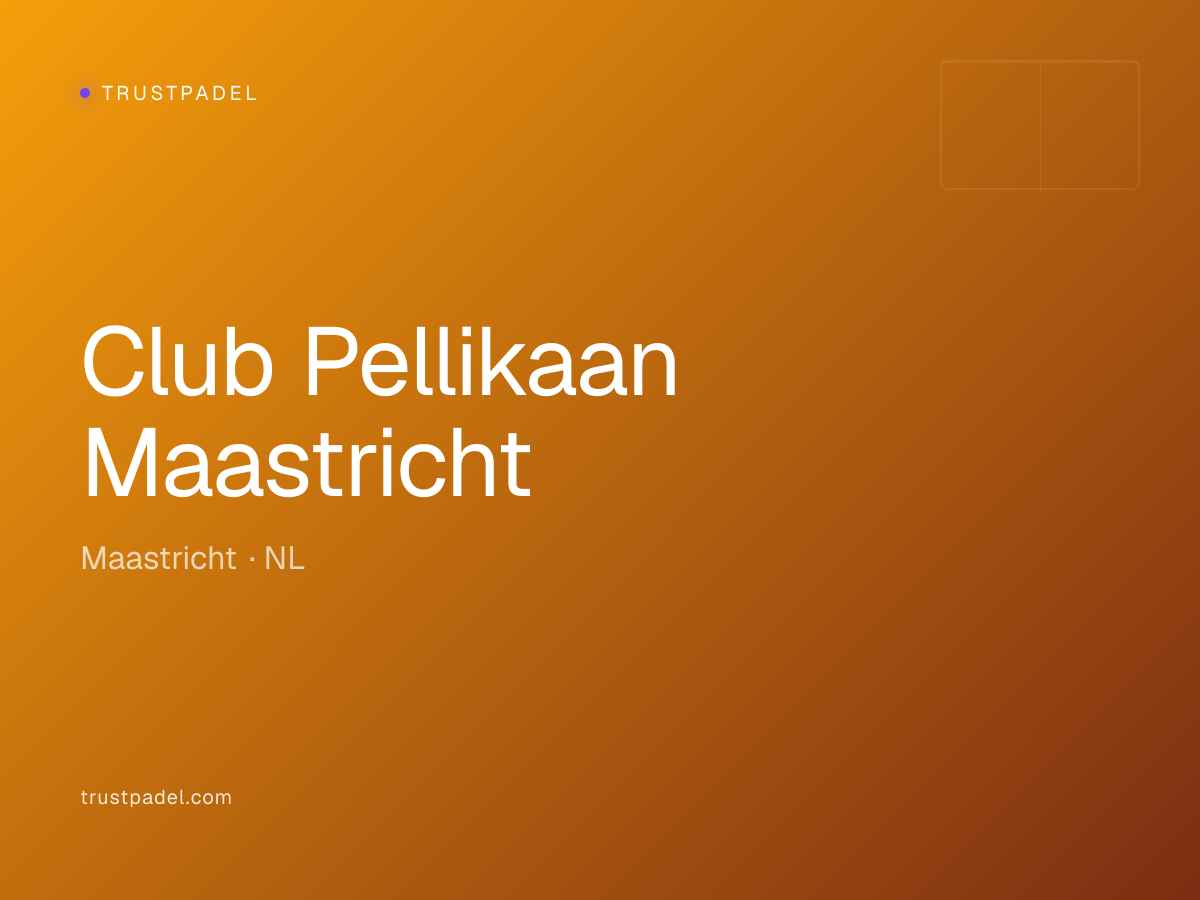 Club Pellikaan Maastricht padel club