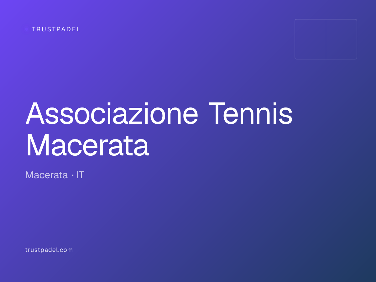 Associazione Tennis Macerata padel club