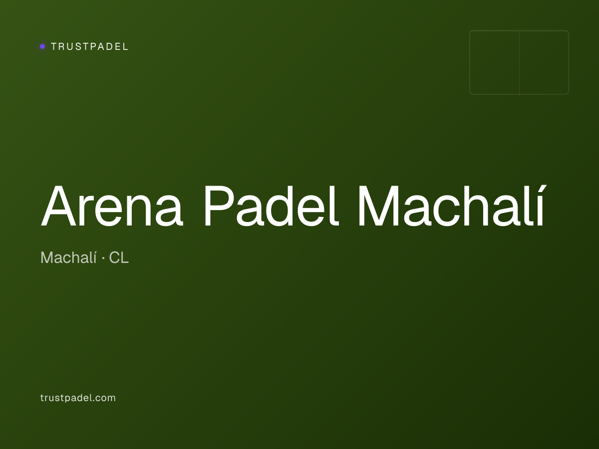 Arena Padel Machalí padel club