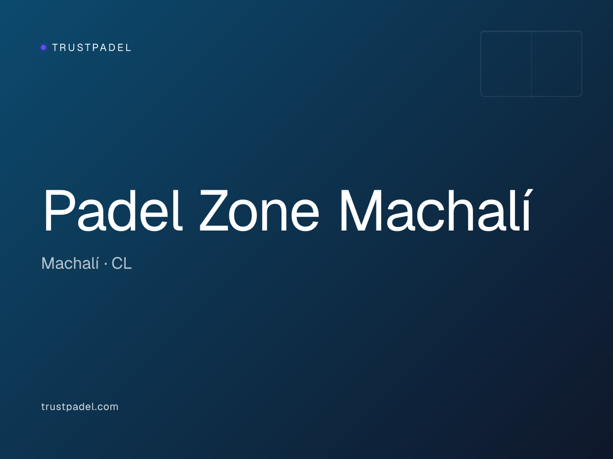 Padel Zone Machalí padel club
