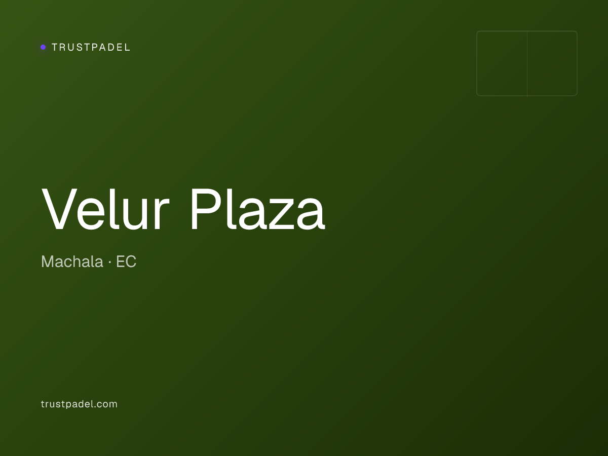 Velur Plaza padel club