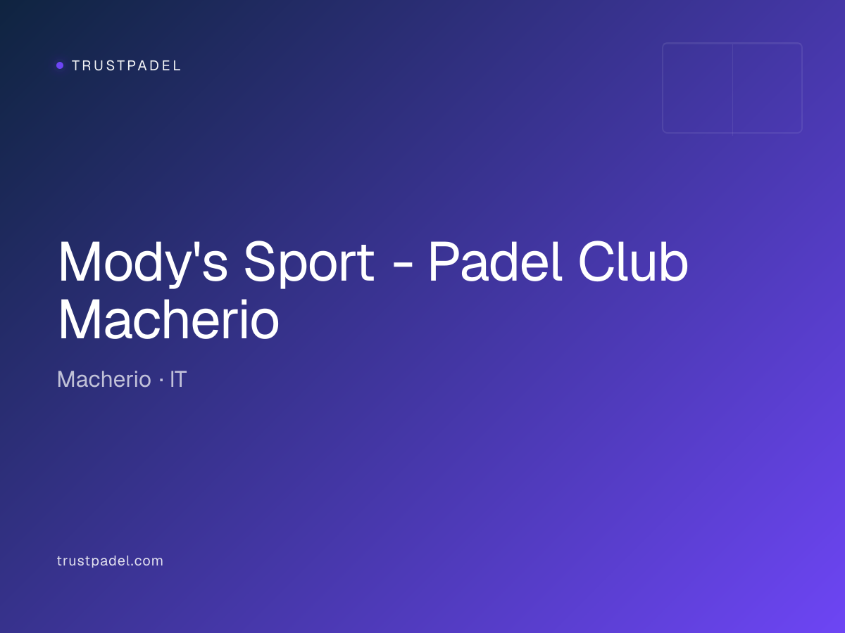 Mody's Sport - Padel Club Macherio padel club