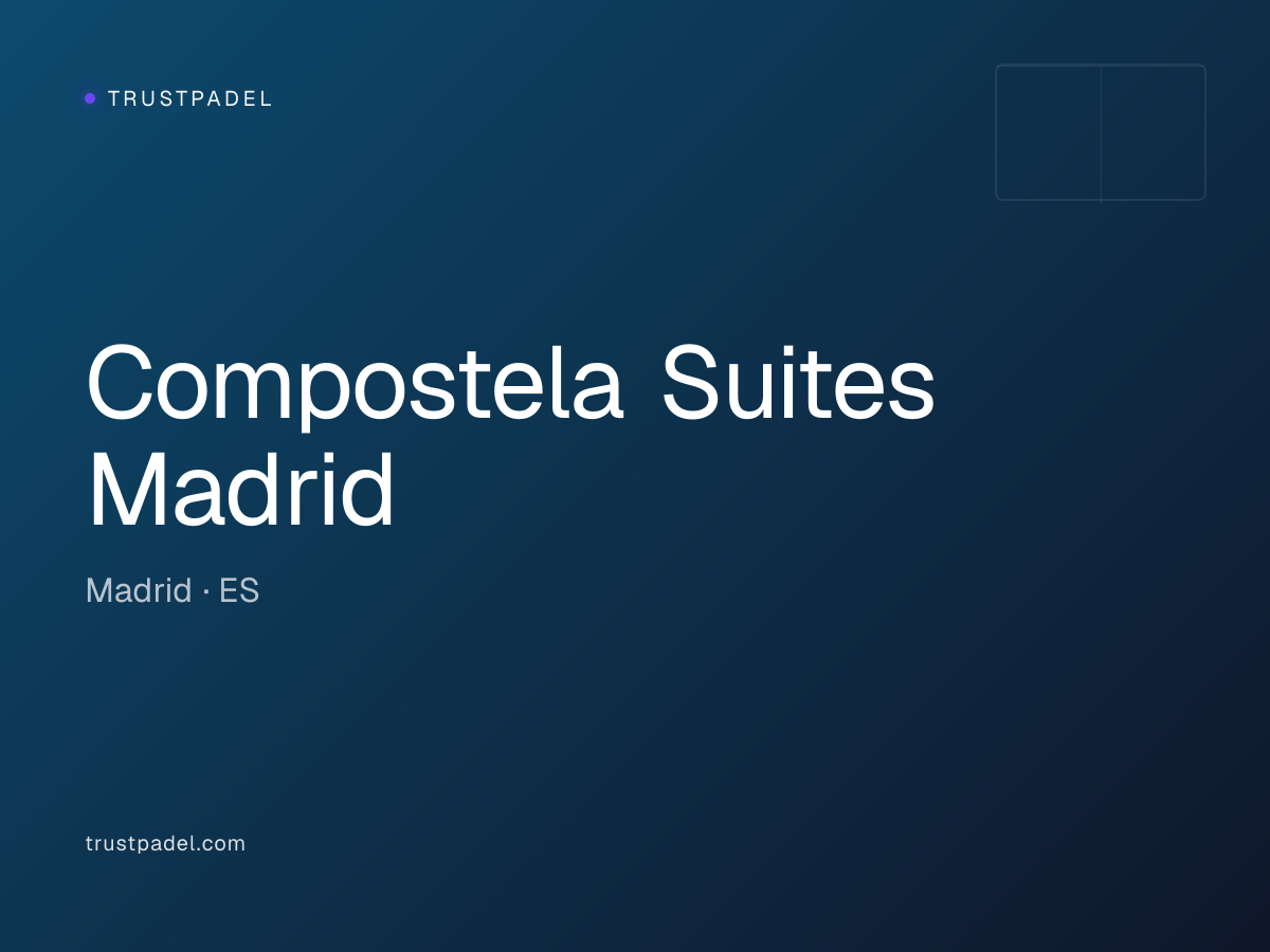 Compostela Suites Madrid padel club