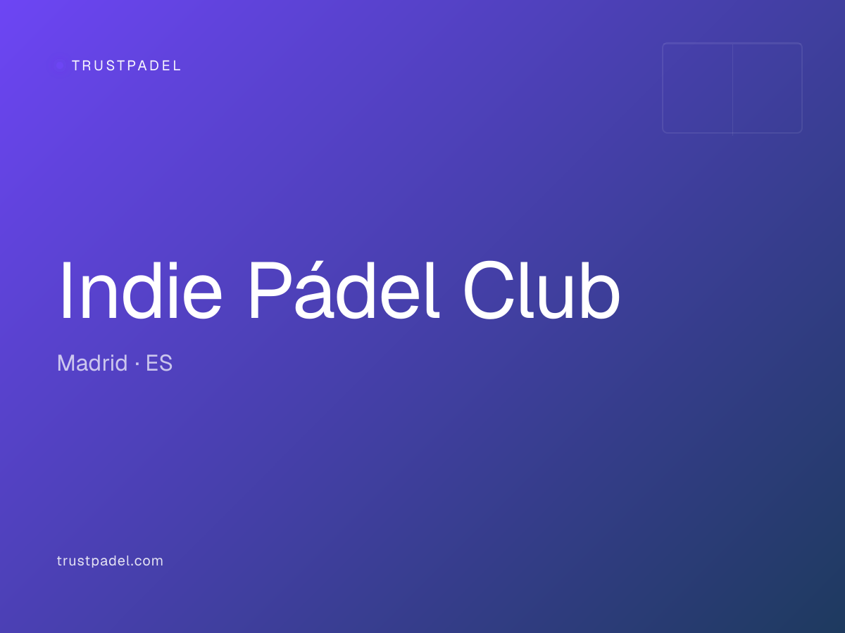 Indie Pádel Club padel club