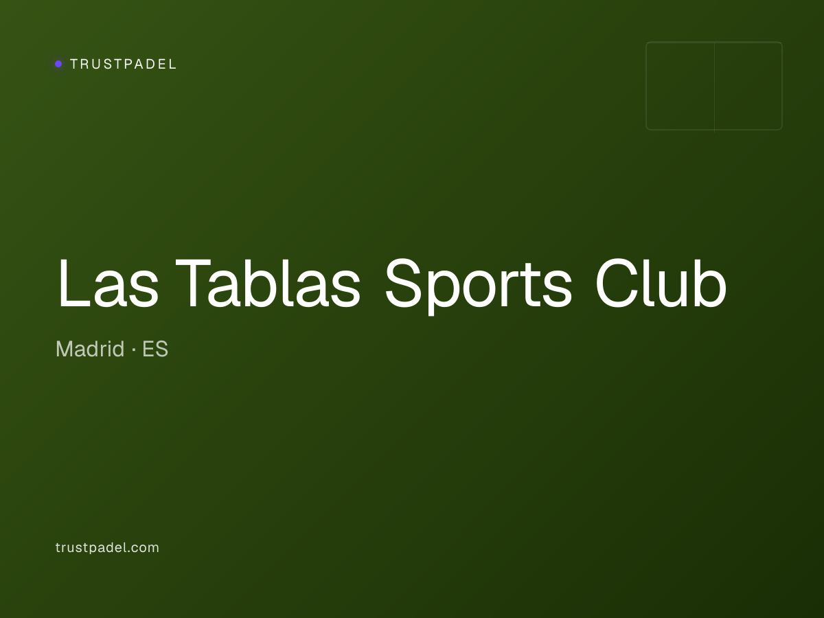 Las Tablas Sports Club padel club