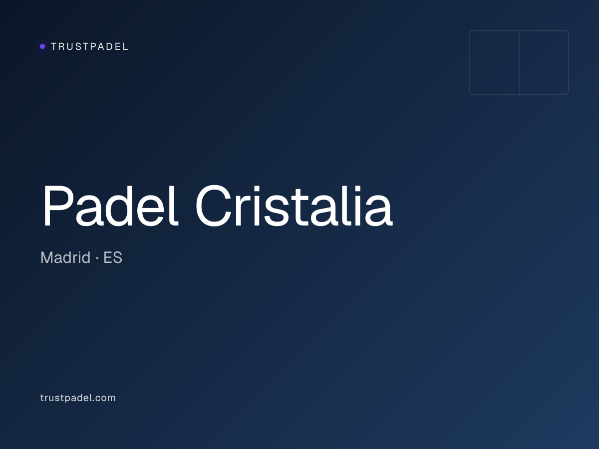 Padel Cristalia padel club
