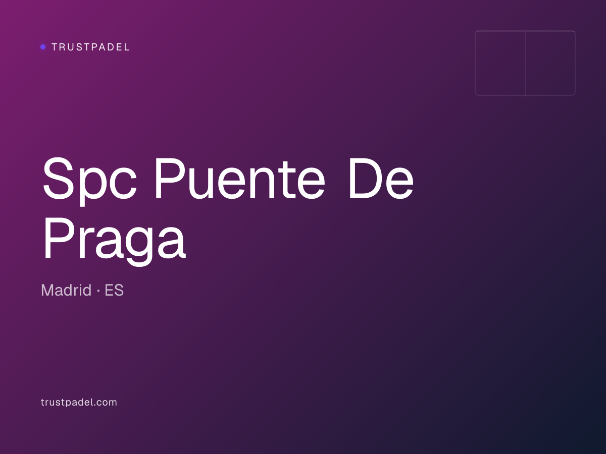 Spc Puente De Praga padel club