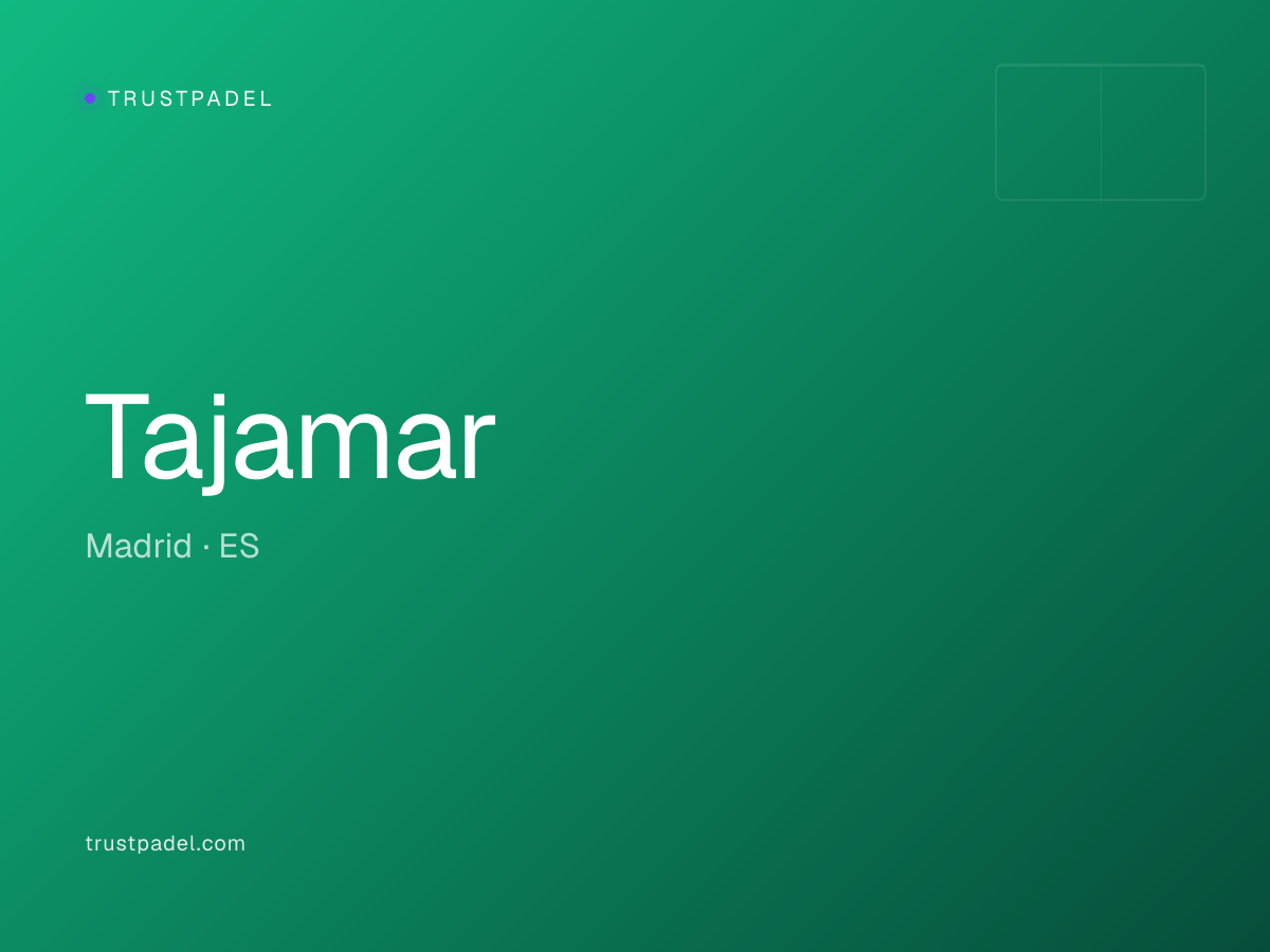 Tajamar padel club