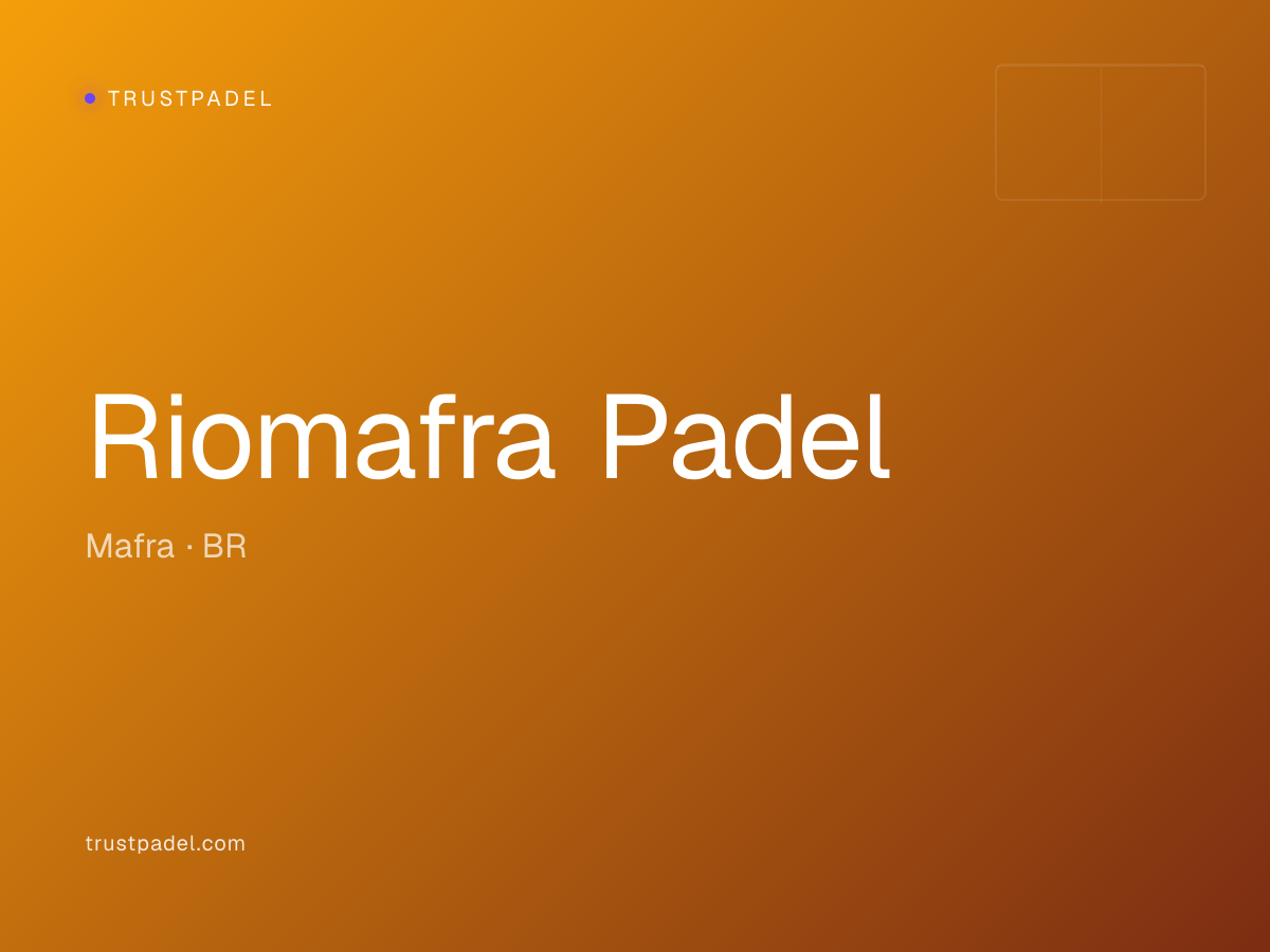 Riomafra Padel padel club