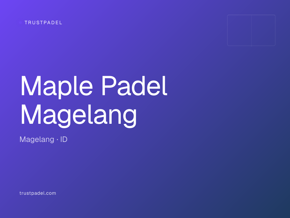 Maple Padel Magelang padel club