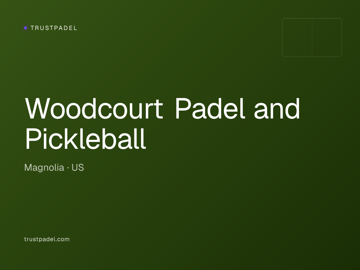 Woodcourt Padel and Pickleball padel club