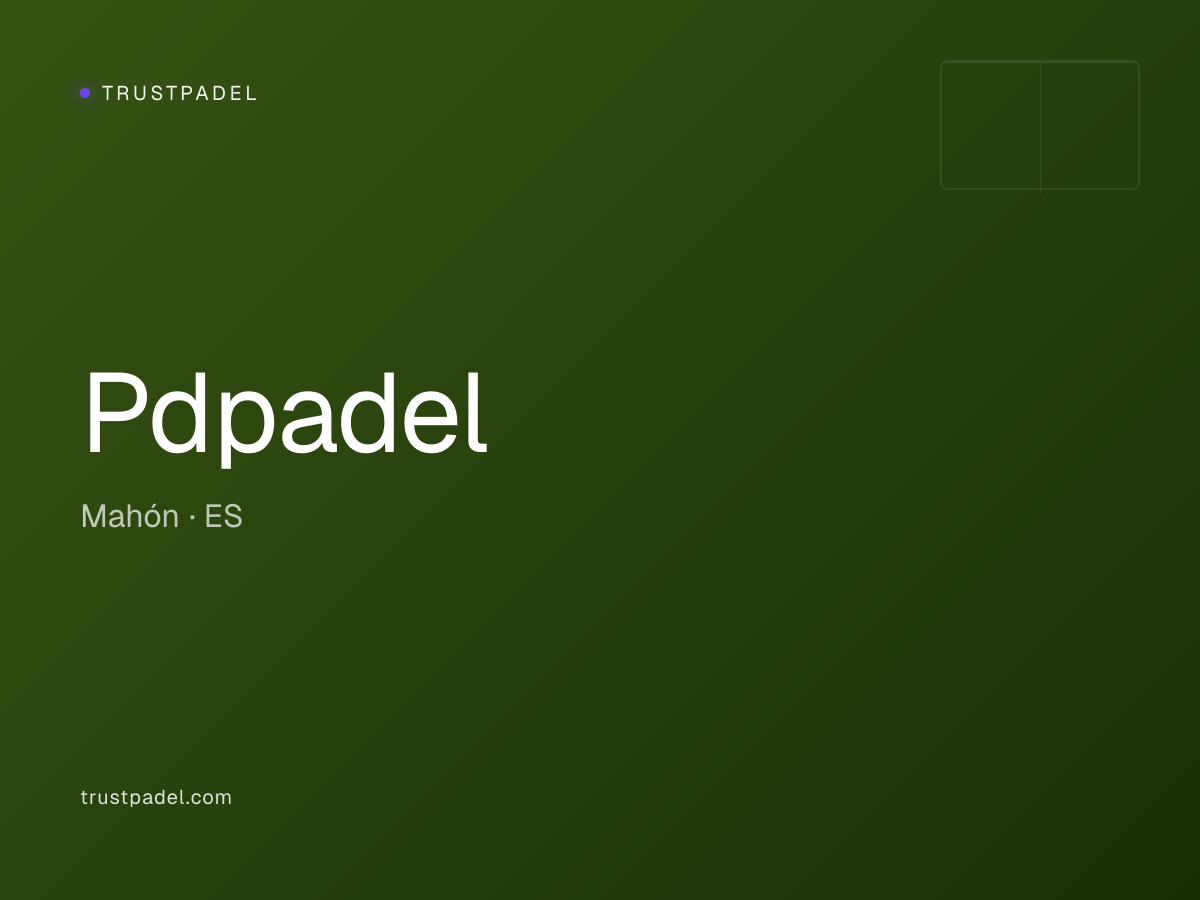 Pdpadel padel club