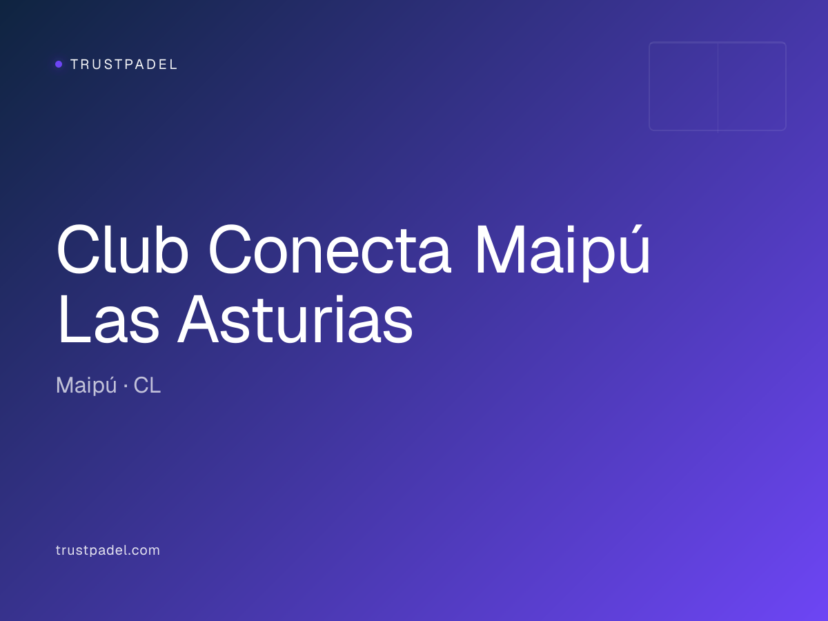 Club Conecta Maipú Las Asturias padel club