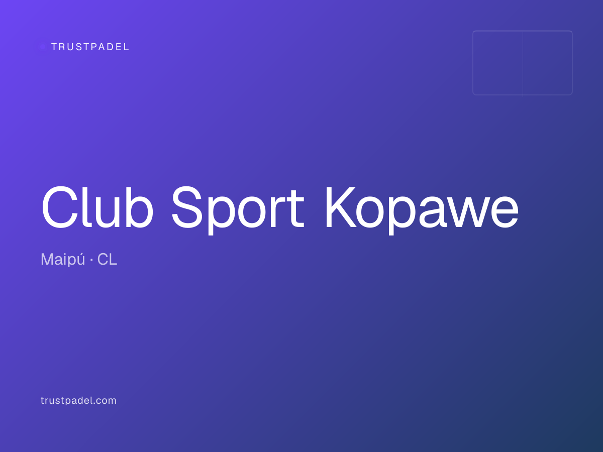 Club Sport Kopawe padel club