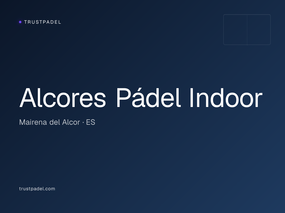 Alcores Pádel Indoor padel club