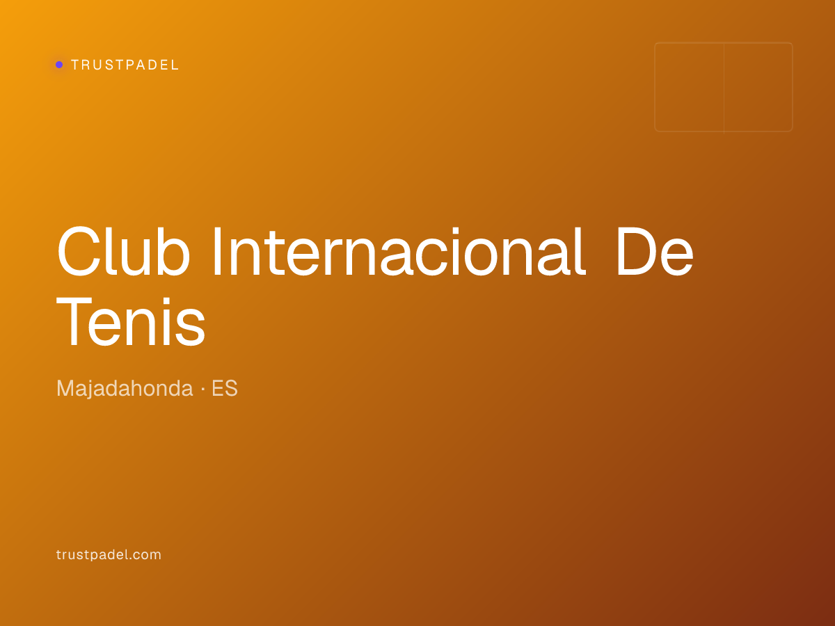 Club Internacional De Tenis padel club