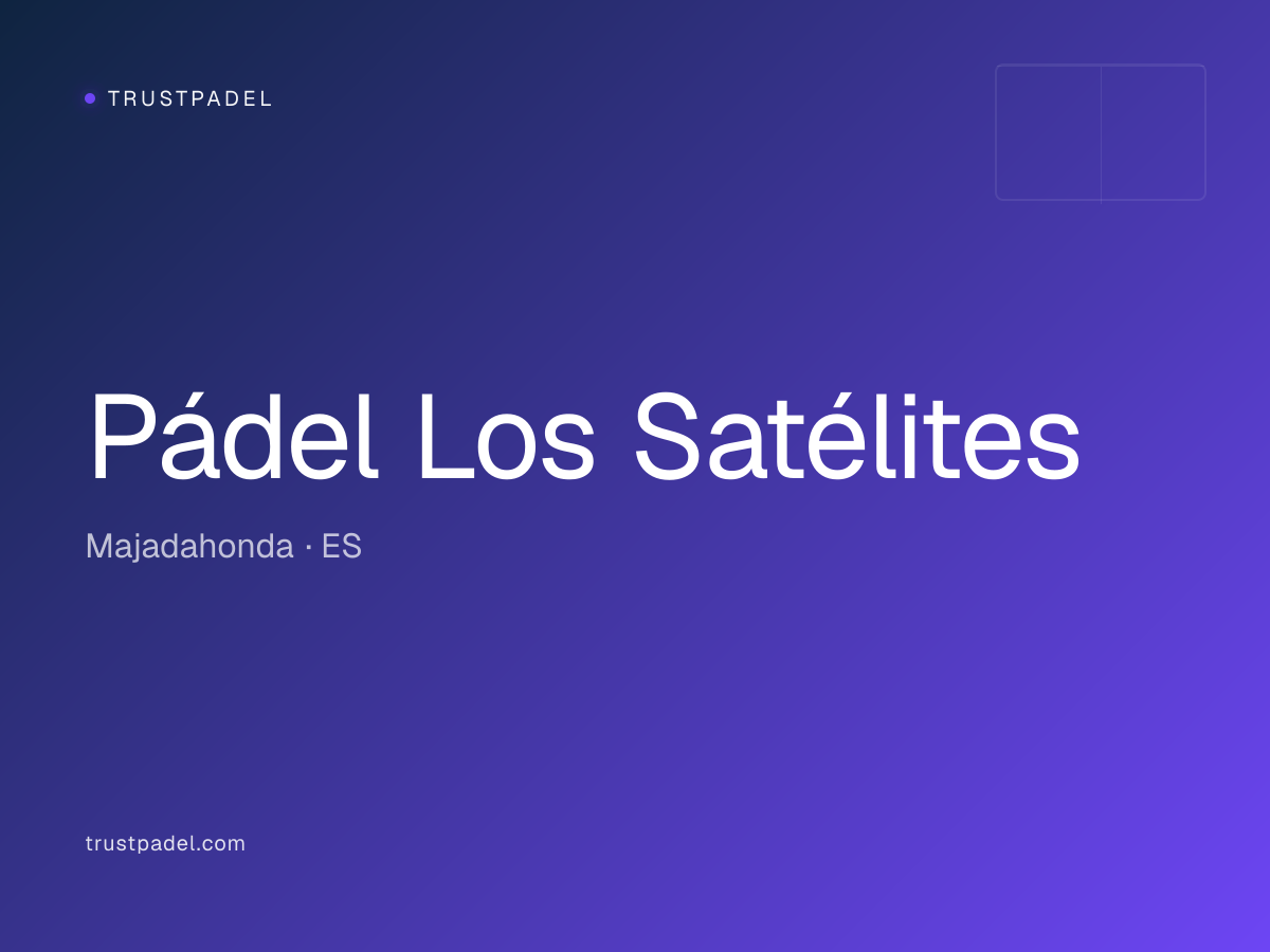 Pádel Los Satélites padel club