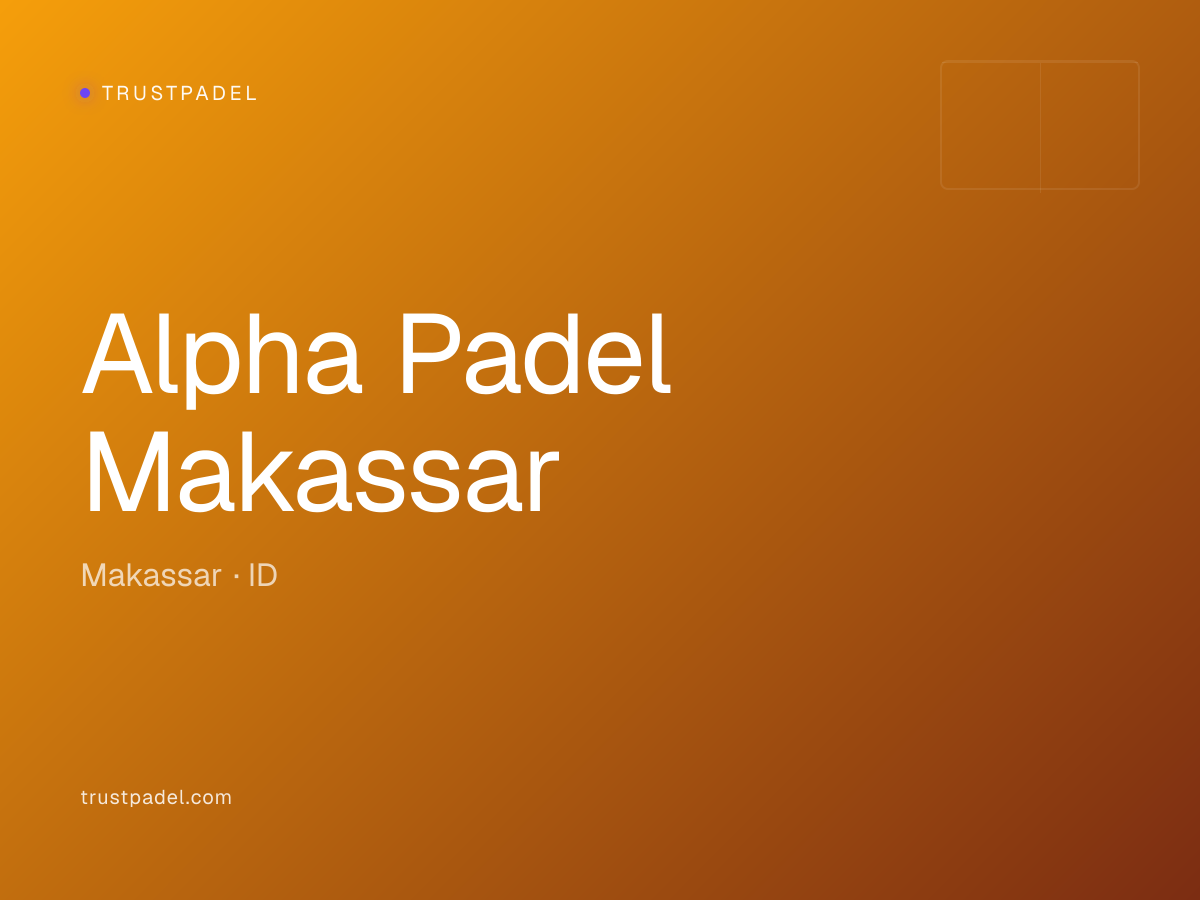 Alpha Padel Makassar padel club