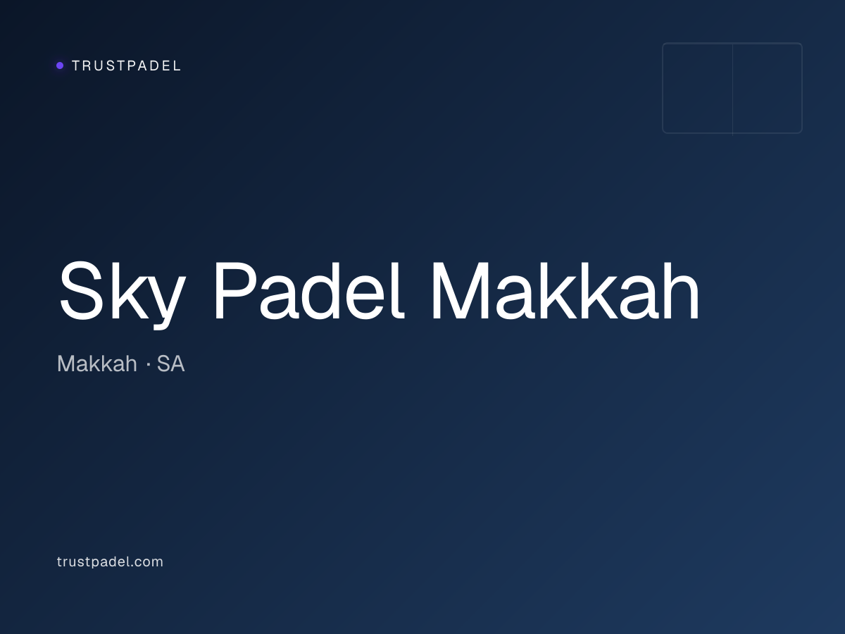 Sky Padel Makkah padel club