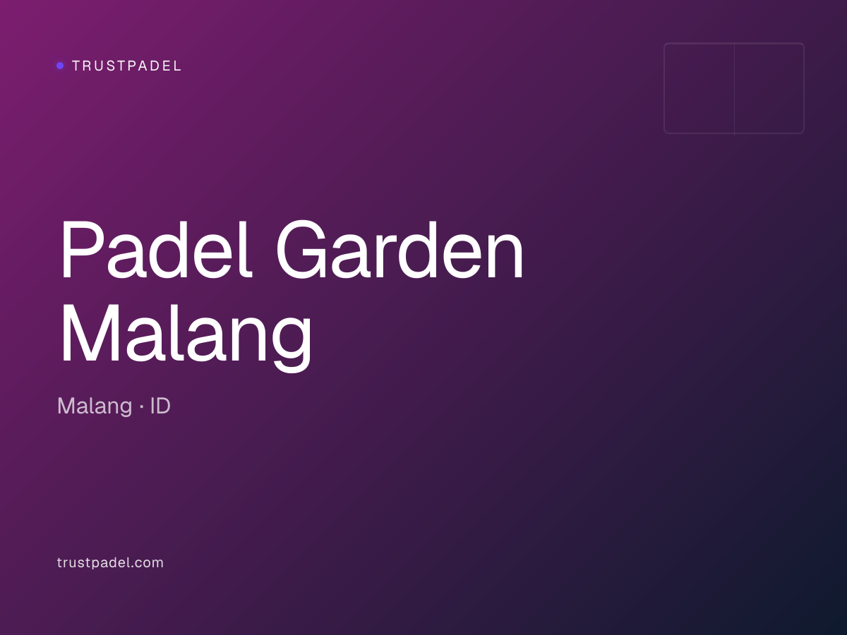 Padel Garden Malang padel club