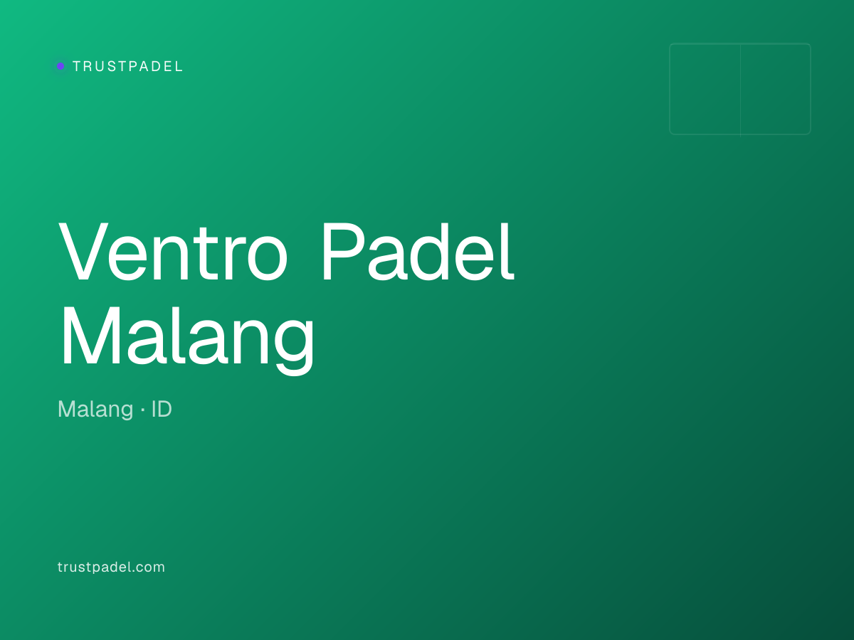 Ventro Padel Malang padel club