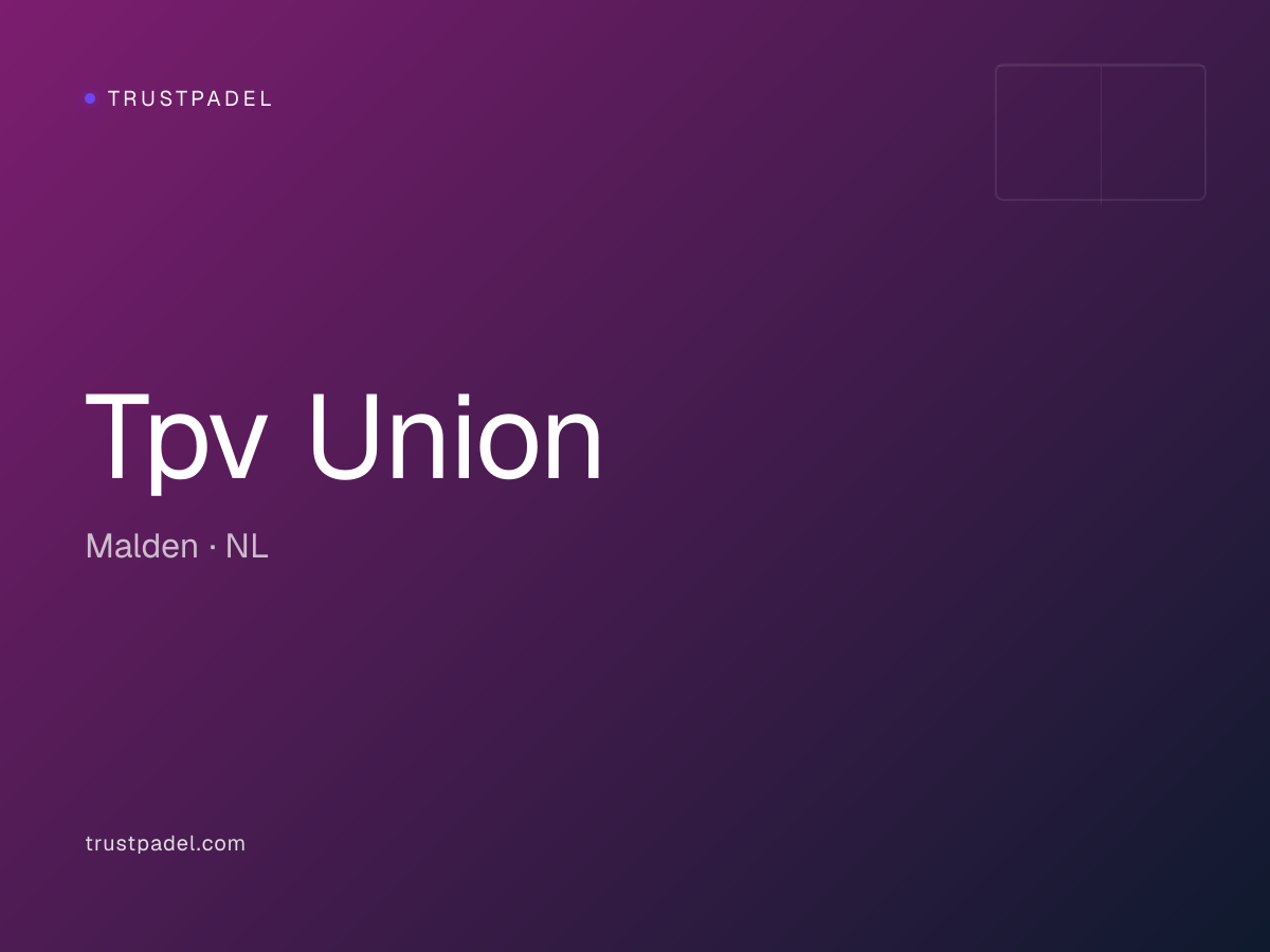 Tpv Union padel club