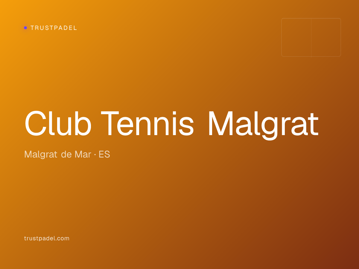 Club Tennis Malgrat padel club