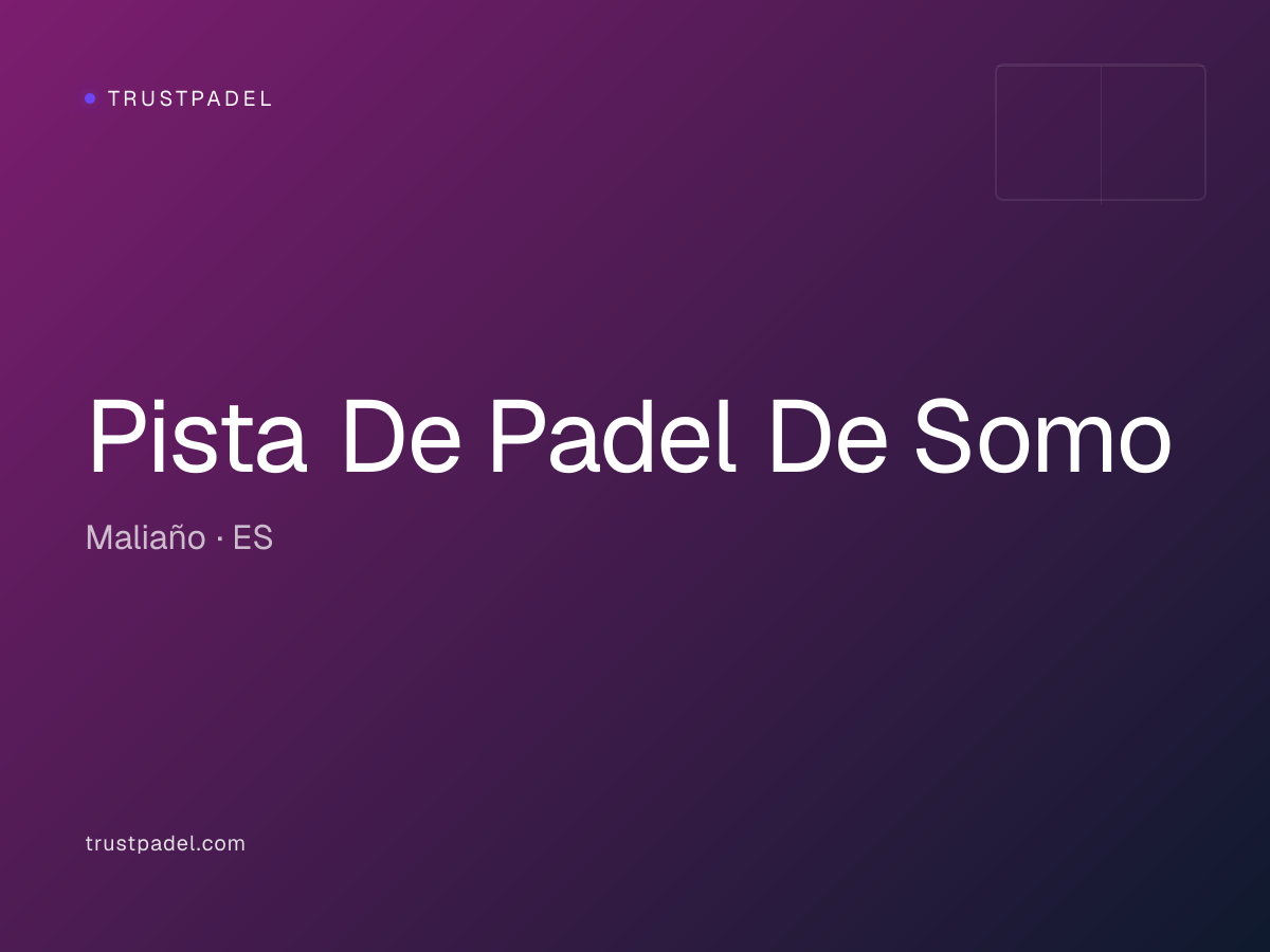 Pista De Padel De Somo padel club