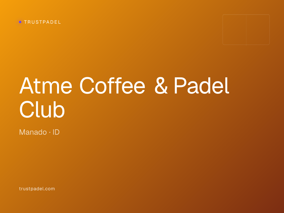 Atme Coffee & Padel Club padel club