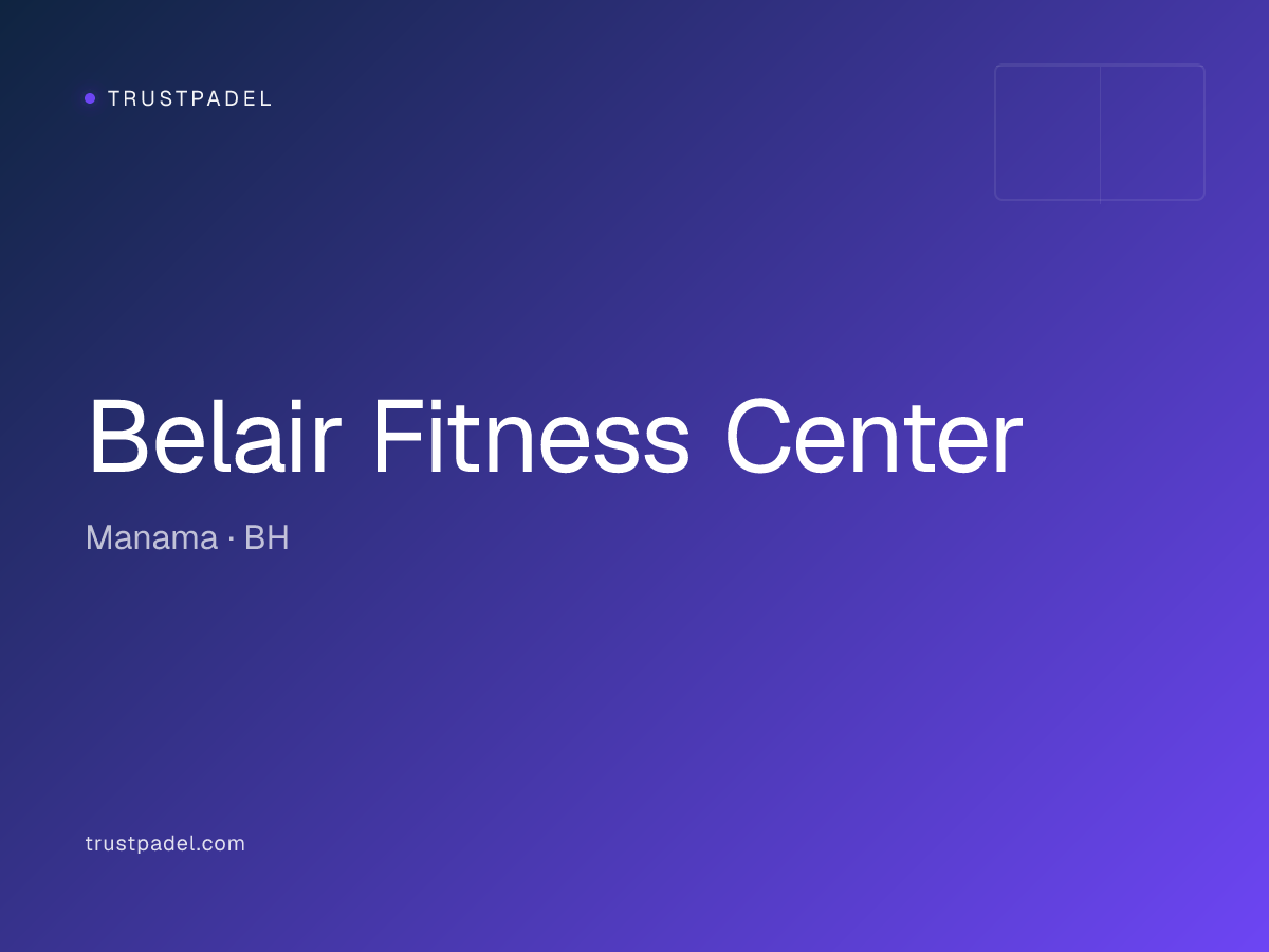 Belair Fitness Center padel club