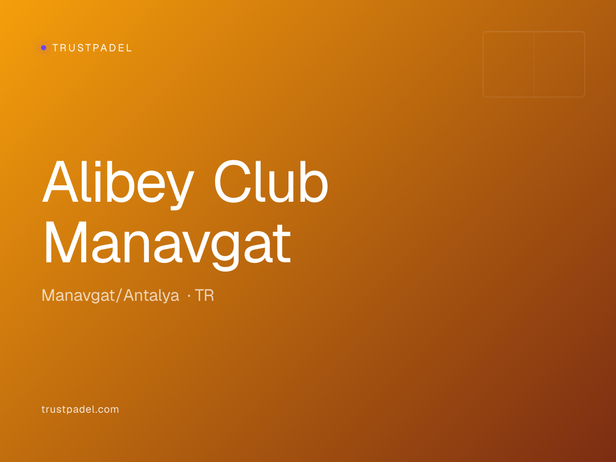 Alibey Club Manavgat padel club