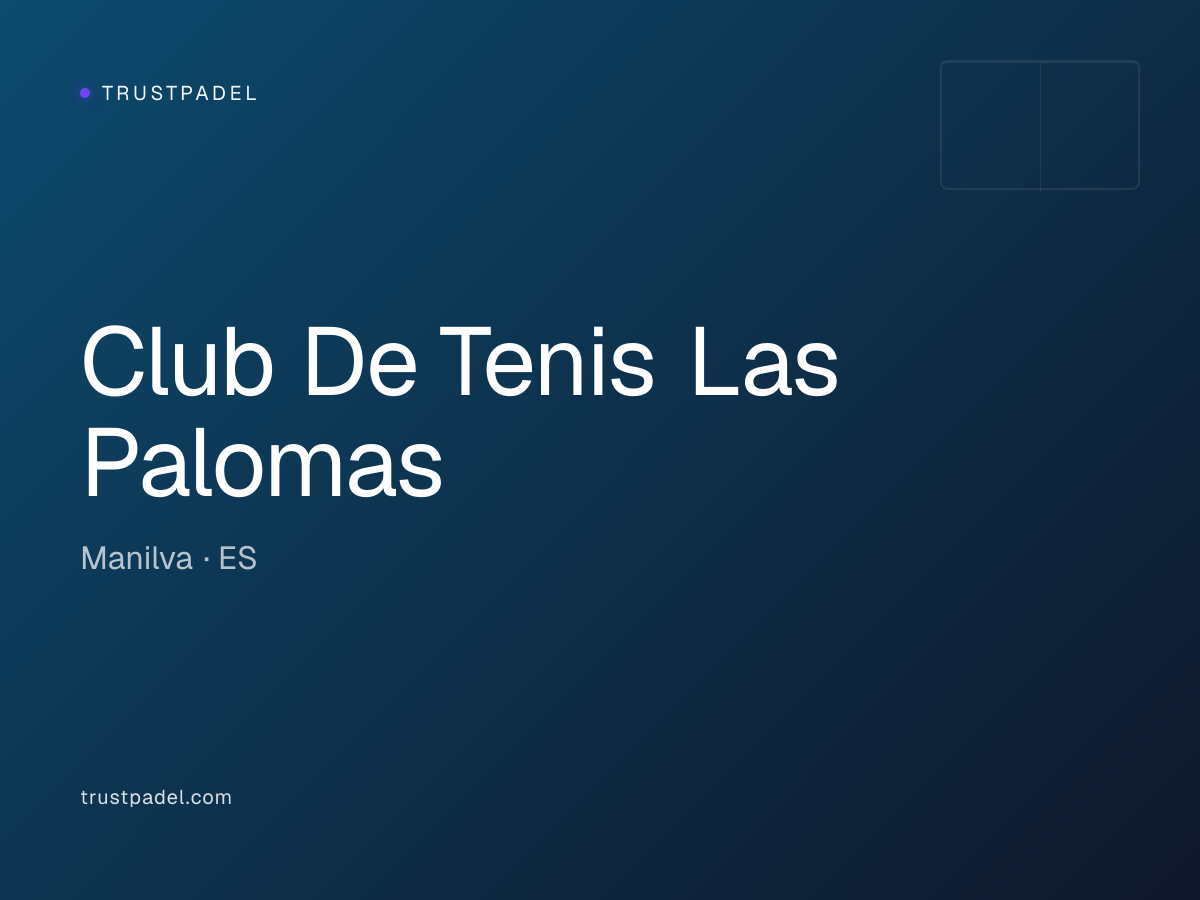 Club De Tenis Las Palomas padel club