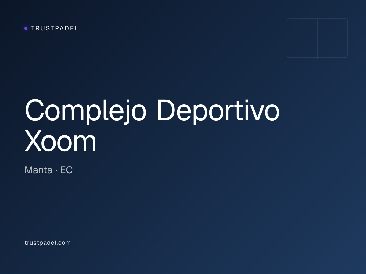 Complejo Deportivo Xoom padel club