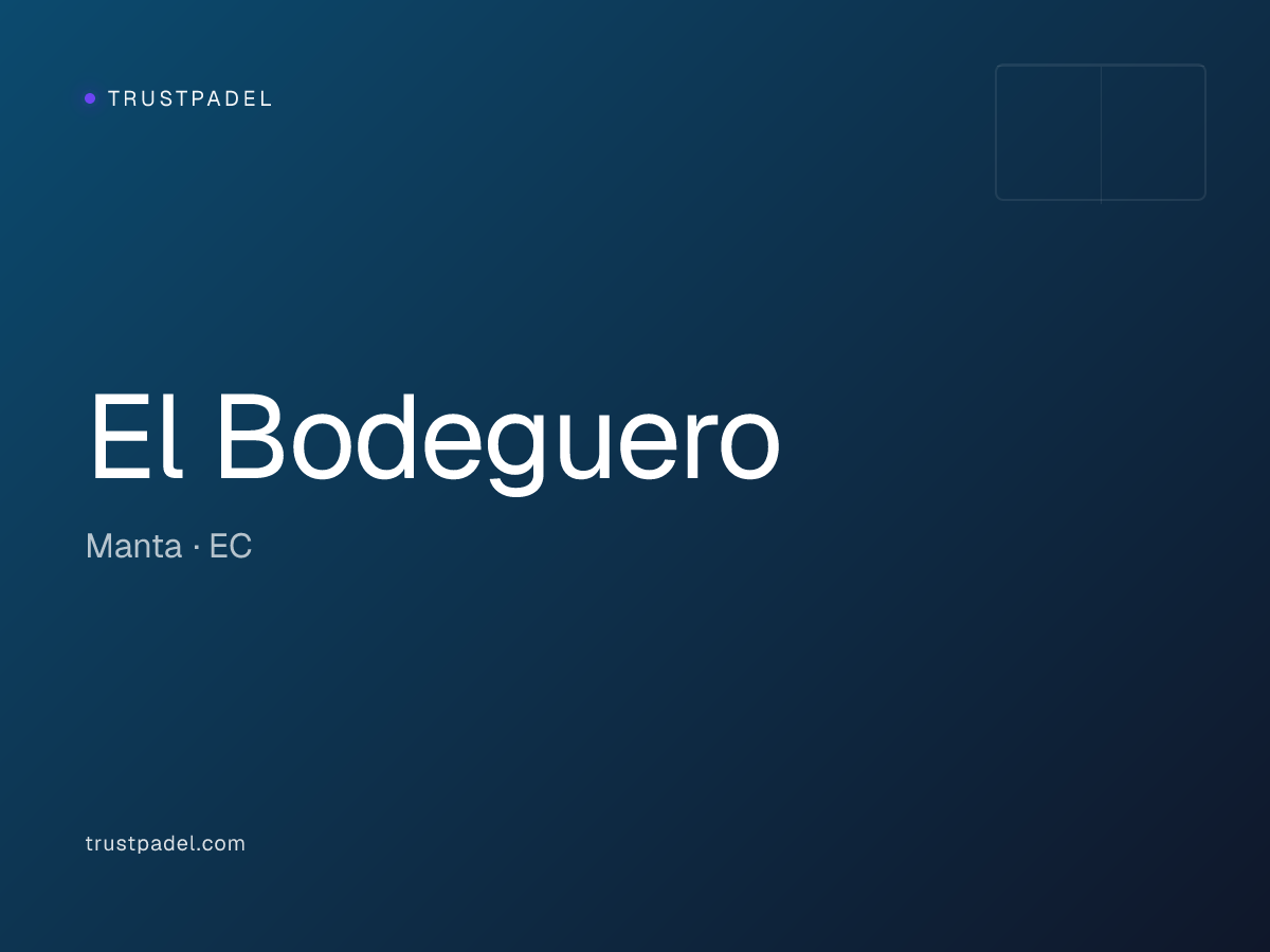 El Bodeguero padel club