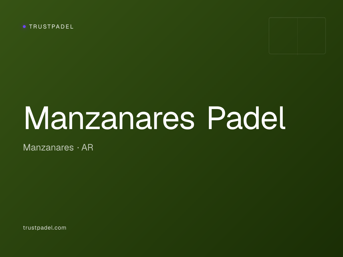 Manzanares Padel padel club