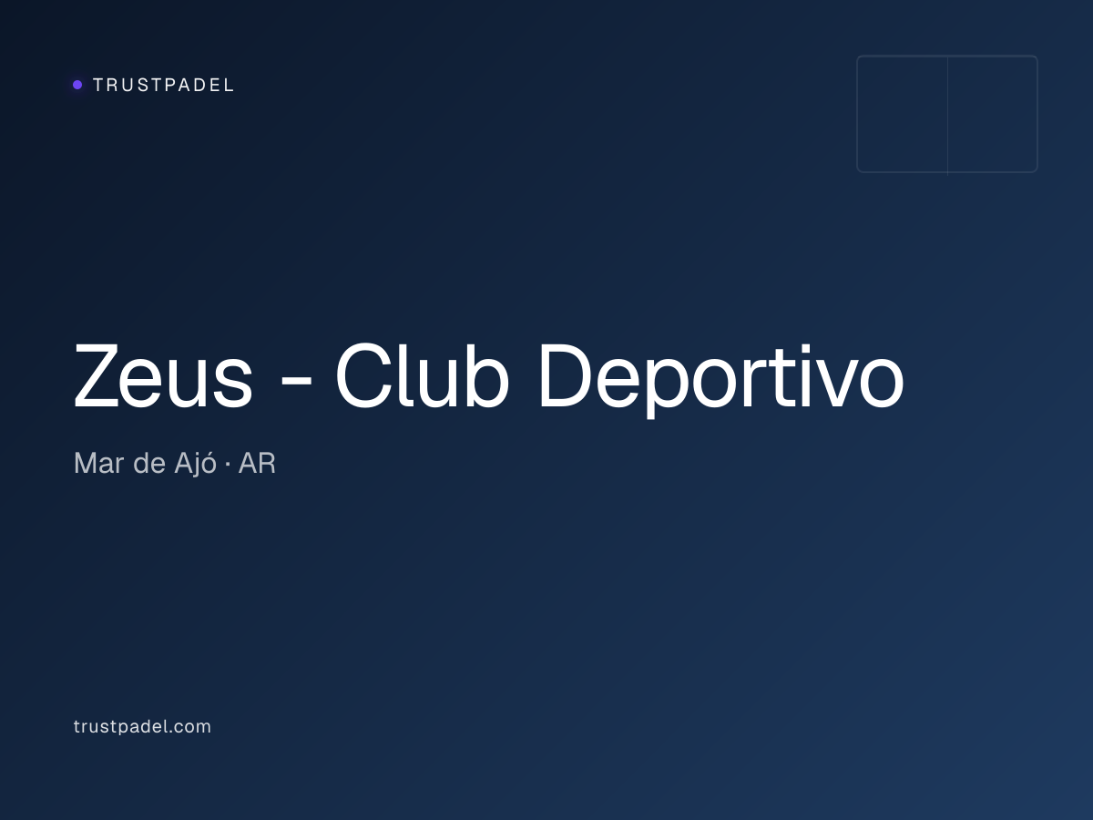 Zeus - Club Deportivo padel club