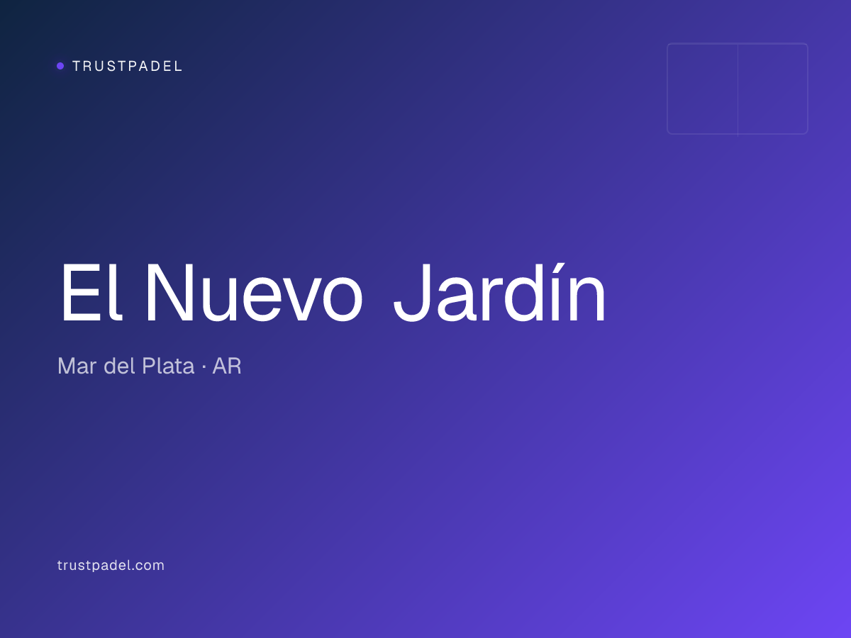 El Nuevo Jardín padel club