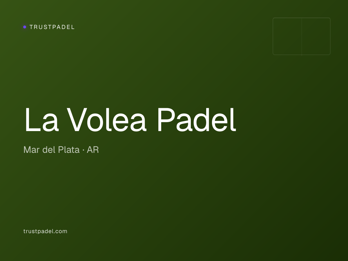 La Volea Padel padel club